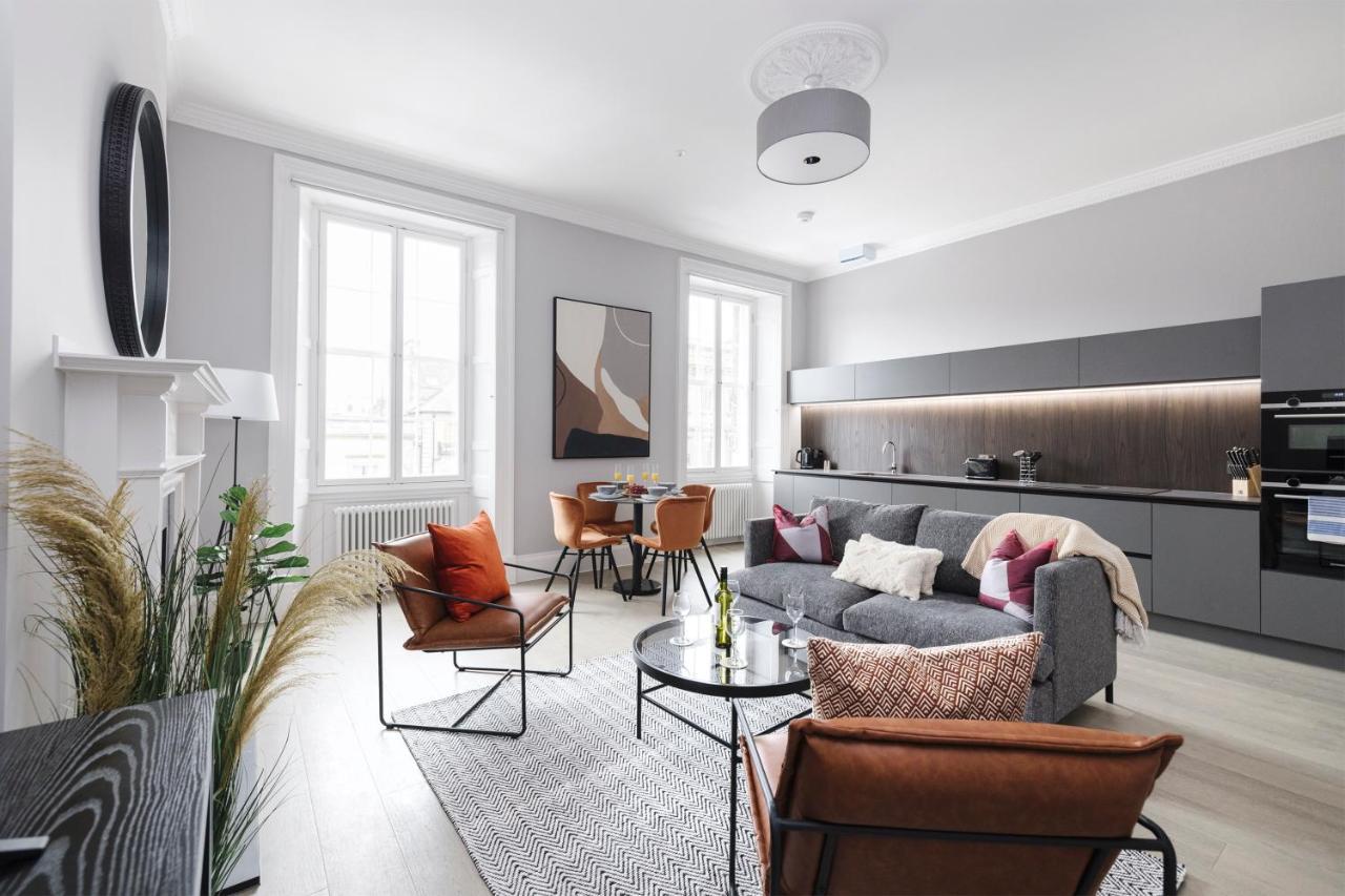Joivy Luxurious Apt On Notable George Street Edimburgo Exterior foto